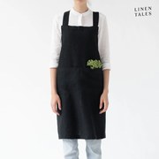 Ľanová zástera Crossback - Linen Tales
