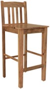furniture-nabytek.cz - Barová stolička s operadlom z mangového dreva