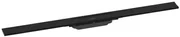 Sprchový žľab Hansgrohe RainDrain Flex 90 cm nerez matná černá mat 56045670