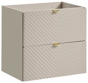 Závěsná umyvadlová skříňka Viva Cashmere 82-60-2S kašmírová