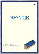 DANTIK rám na obraz 42x59,4 | INCLINATA colori modrá (Plexi Čiré)