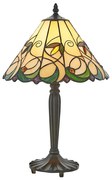 Endon 64195 - Stolová lampa Tiffany JAMELIA 1xE27/60W/230V priemer 31 cm