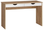 Písací stôl Tymeo 2s D.craft zlatý+Biely Lesk