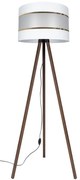 Stojacia lampa CORAL 1xE27/60W/230V hnedá/biela/zlatá