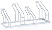 Stojan na bicykle na zem, dve šírky kolies 55 a 80 mm, 4 státia