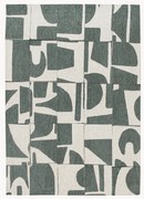 Prateľný žakárový koberec do interiéru/exteriéru Papercut