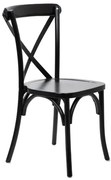 Jedálenská stolička DREV čierna 875743