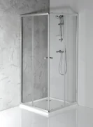 Aqualine Aqualine, AGGA štvorcová sprchová zástena 800x800mm, číre sklo, HLF808Y