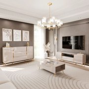 OBÝVACIA STENA / ZOSTAVA SANTINO NA NOŽIČKÁCH KAŠMÍR VYSOKÝ LESK