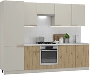 Kuchynská linka Naturel Chloe 2,8 m KSETCHLOE