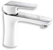 Novaservis Nobless Tina umývadlová batéria bez výpuste biela / chróm 38001/1,1 380011.1