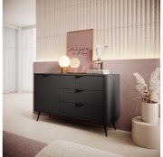 Komoda Lethe III (čierna). Akcia -20%. Vlastná spoľahlivá doprava až k Vám domov. 1097478