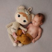 Metoo bábika Macko, béžový 50 cm