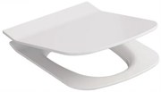 Cersanit Metropolitan, toaletné sedátko z duroplastu s pomalým zatváraním, biela, OK581-009-BOX