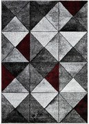 Kusový koberec Alora A1045 Red, 80x150, šedá, kancelária, Ayyildiz