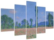 Obraz - Claude Monet, Poppy Field (Giverny), reprodukcia (150x105 cm)