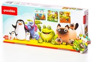 Puzzlika 12985 Oblíbená zvířátka 3v1 3 obrázky 50 dielov