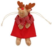 Vrecúško PUNA červené so sobom 980507