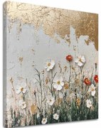 Obraz zlatistý dotyk prírody | 100% originál domaľovaný akrylom