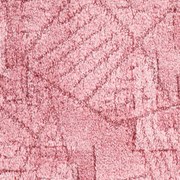 ITC, Koberec metráž Bossanova 62, na mieru, šíře 4m, ružová, filc, obývacia izba