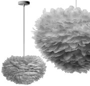 Toolight Feather, závesné svietidlo 3xE27, APP334-3CP, šedá, OSW-00428