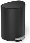 Pedálový odpadkový kôš Simplehuman 6 l čierna matná oceľ SHCW2109
