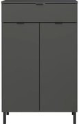 Antracitová vysoká kúpeľňová skrinka 60x97 cm Arcena – Germania