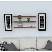 Sada 3 nástenných políc Boss orech