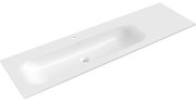 Mexen Vela, umývadlo na zapustenie 161 x 46,5 cm, ľavé, biela lesklá, 25231600L