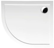 Polysan RENA sprchová vanička štvrťkruhová 90x80 cm 72891