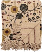Hnedá deka z recyklovanej bavlny 130x160 cm Eydis – Bloomingville
