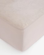 Nepriepustná plachta mikroplyš 90 × 200 cm - cappuccino