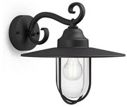 Philips Massive 16270/30/PN -Vonkajšie nástenné svietidlo 1xE27/60W/230V IP44