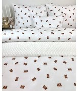 INTERMEDIC SK Mušelínová obliečka Skrytý Macko 140x200/70x90 cm – zapínanie na zips