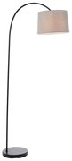 Endon 78163 - Stojacia lampa CARLSON 1xE27/60W/230V šedá/čierna