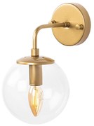 Nástenná lampa Horn I zlatá
