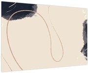 Obraz - Béžová abstrakcia (90x60 cm)