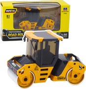 Cestný valec Kovové stavebné vozidlo Huina Yellow 1:50