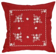 Návlek na vankúš, Anička, červený, 40 x 40 cm