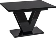 ROZKLADACÍ KUCHYNSKÝ STÔL ČIERNY 120-160 cm