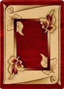 BE Koberec Adora 7014 RED – červený obdĺžnikový Rozmer: 140x190 cm