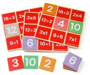 Bigjigs Toys Matematické bingo Násobenie a delenie