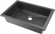 Deante Correo, granitové umývadlo 500x350x140 mm, antracitová metalíza, DEA-CQR_TU5U