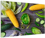 Obraz so zeleninou (90x60 cm)