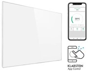 Klarstein Wonderwall 1200 Smart, infračervený ohrievač, 100 x 120 cm, 1200 W, týždenný časovač, IP24, biely