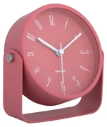 Dizajnový budík Karlsson 5989RD červený, priemer12 cm
