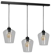 Luster na lanku SANTIAGO 3xE27/60W/230V číra