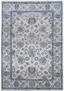 Diamond Carpets India, Ručne viazaný kusový koberec Diamond DC-98 JN Silver / silver, 180x275, šedá, chodba / predsieň