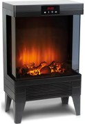 LED elektrický krb s vykurovacou funkciou LED/2000W/230V + diaľkové ovládanie