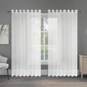 Záclona na krúžkoch JULIA E6216 300x160 biela